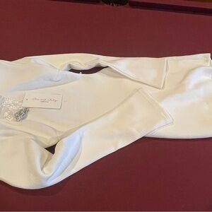 Elegant Backless White Dress